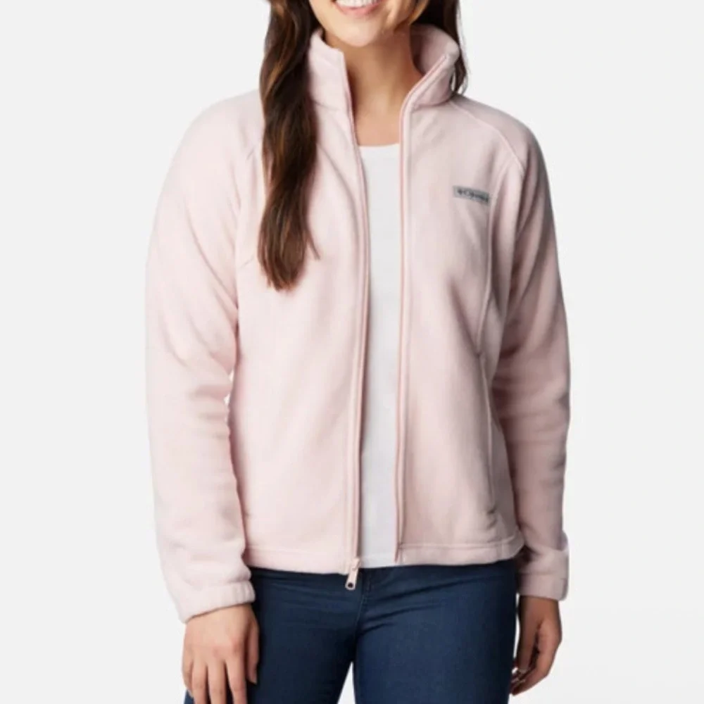 Columbia| Kids / Youth Dusty Pink Fleece Full Zip up Jacket- Size M